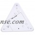 1Pcs Pyramid Digital Alarm Clock with Thermometer Temperature Calendar DateTime 7 Colors LED Change Backlight Clock   